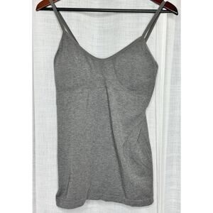 Skinny Girl Gray SEAMLESS LAYERING Cami Removable Pads Size Large